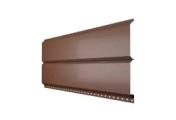 Сайдинг МЕТАЛЛ ПРОФИЛЬ Lбрус-15х240 (VALORI-20-Brown-0.5) – Купить оптом и в розницу
