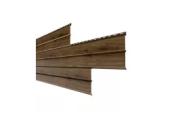 Сайдинг МЕТАЛЛ ПРОФИЛЬ Lбрус-XL-14х335 (ECOSTEEL_MA-12-Античный Дуб-0.45) – Купить оптом и в розницу