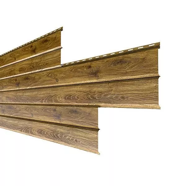 Сайдинг МЕТАЛЛ ПРОФИЛЬ Lбрус-XL-14х335 (ECOSTEEL_T-12-Дуб-0.45) купить в екатеринбурге