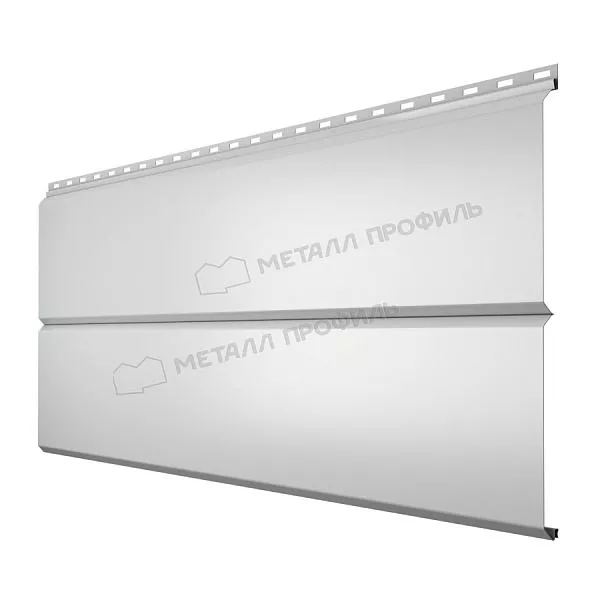 Сайдинг МЕТАЛЛ ПРОФИЛЬ Lбрус-XL-14х335 NormanMP (ПЭ-01-9003-0.5) купить в екатеринбурге