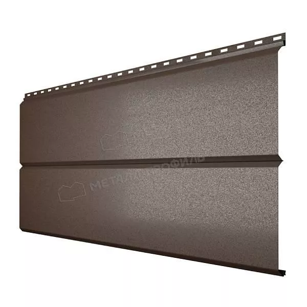 Сайдинг МЕТАЛЛ ПРОФИЛЬ Lбрус-XL-14х335 (VALORI-20-DarkBrown-0.5) купить в екатеринбурге