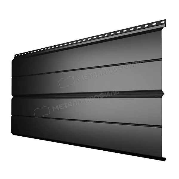 Сайдинг МЕТАЛЛ ПРОФИЛЬ Lбрус-XL-Н-14х335 (PURMAN-20-9005-0.5) купить в екатеринбурге