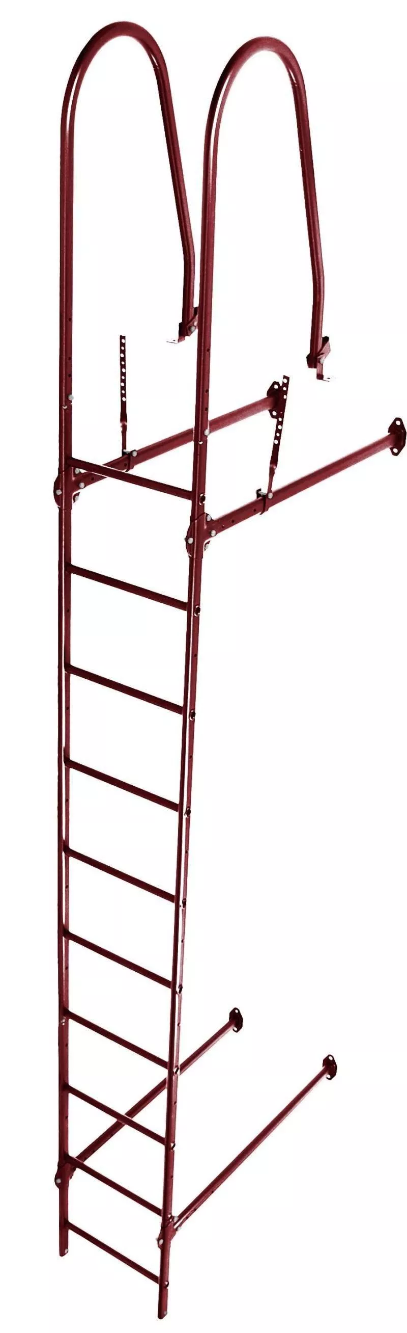 Лестница стеновая Grand Line RAL 3005 2,76м купить в екатеринбурге