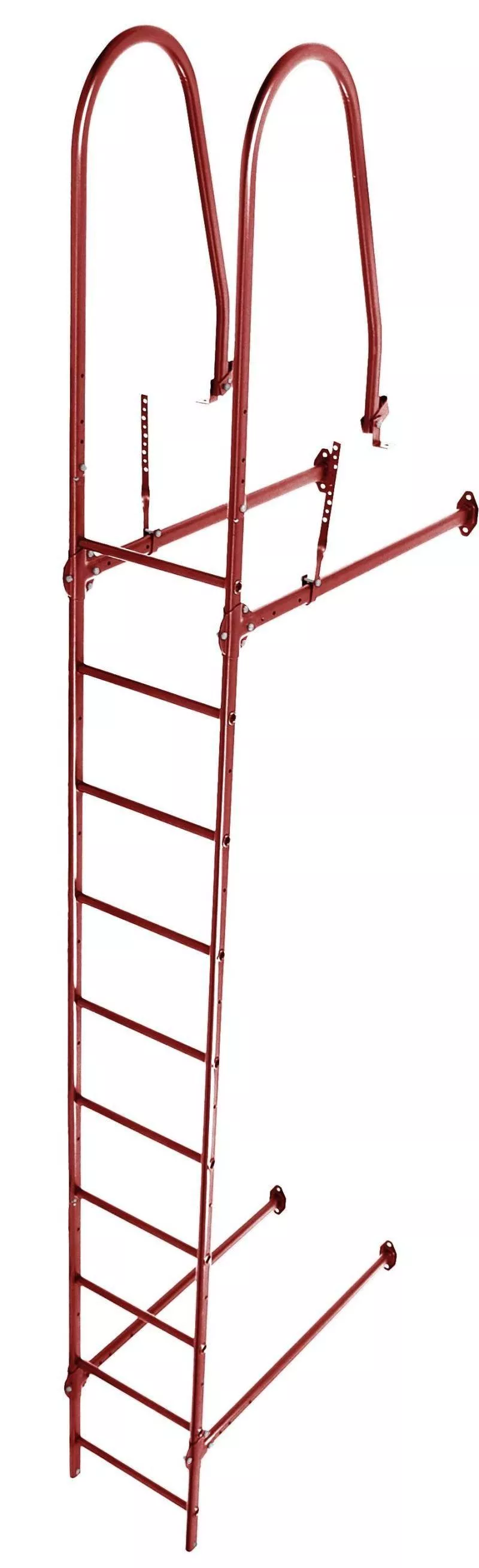 Лестница стеновая Grand Line RAL 3011 2,76м купить в екатеринбурге