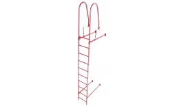 Лестница стеновая Grand Line RAL 3018 2,76м. Цена: 28882 руб. Артикул: 43828