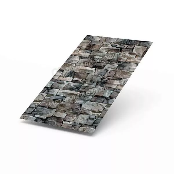 Лист плоский (ECOSTEEL-01-БелыйКамень-0.5) купить в екатеринбурге