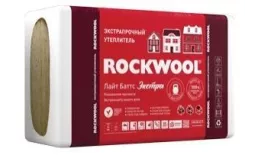 Утеплитель Роквул Лайт Баттс Экстра 100 (2,4 м2; 0,24м3; 4 плиты). Цена: 1935 руб. Артикул: Rockwool-0004_1
