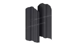 Штакетник металлический МЕТАЛЛ ПРОФИЛЬ М-111-О (ПЭД-01-7024\7024-0.4). Артикул: 46478