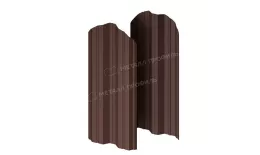 Штакетник металлический МЕТАЛЛ ПРОФИЛЬ М-111-О (ПЭМАД-01-8017\8017-0.4). Артикул: 46501