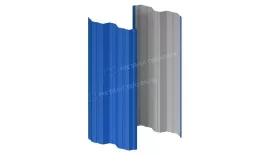 Штакетник металлический МЕТАЛЛ ПРОФИЛЬ М-111-Т (ПЭ-01-5005-0.4). Артикул: 46460