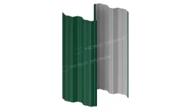 Штакетник металлический МЕТАЛЛ ПРОФИЛЬ М-111-Т (ПЭ-01-6005-0.45). Артикул: 46497