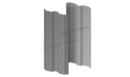 Штакетник металлический МЕТАЛЛ ПРОФИЛЬ М-111-Т (ПЭ-01-7004-0.4). Артикул: 46462