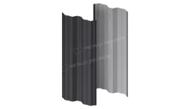 Штакетник металлический МЕТАЛЛ ПРОФИЛЬ М-111-Т (ПЭ-01-7024-0.4). Артикул: 46459