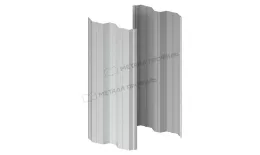 Штакетник металлический МЕТАЛЛ ПРОФИЛЬ М-111-Т (ПЭ-01-9003-0.45). Артикул: 46493