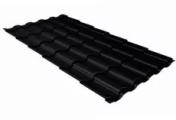 Металлочерепица GL Kredo 0.5 Velur X RAL 9005 черный – Купить оптом и в розницу