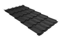 Металлочерепица Grand Line Kvinta Plus 0,5 Satin Matt TX RAL 7016 антрацитово-серый. Цена: 1050 руб. Артикул: 30181