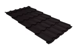 Металлочерепица Grand Line Квинта плюс (Kvinta Plus) Drap TX RAL 9005 черный. Цена: 838 руб. Артикул: 30165
