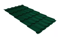 Металлочерепица Grand Line Квинта плюс (Kvinta Plus) 0,5 Satin Matt TX RAL 6005 зеленый мох. Цена: 1033 руб. Артикул: 30183