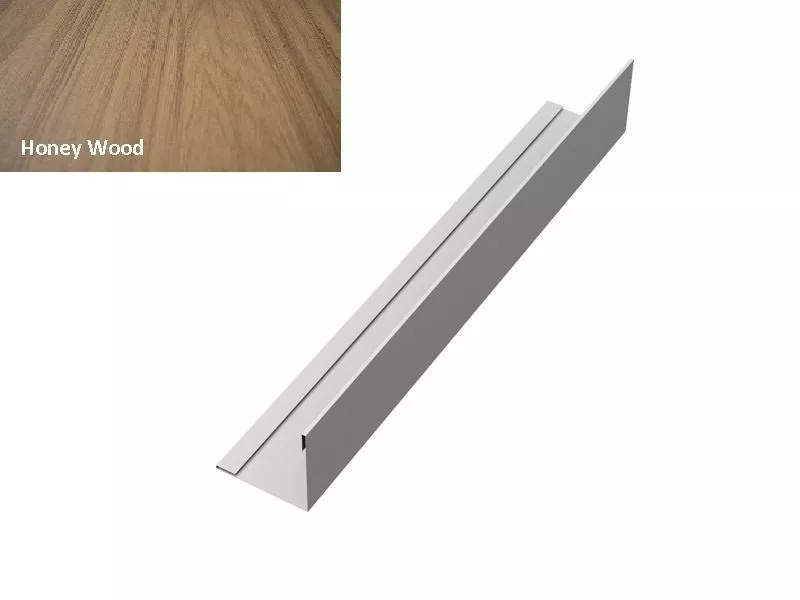 Планка завершающая 50х50 жалюзи Milan 0,45 Print Elite Honey Wood GL купить в екатеринбурге