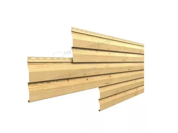 Сайдинг МЕТАЛЛ ПРОФИЛЬ Lбрус-15х240 (ECOSTEEL_T-01-Персик. Дерево-0.5) купить в екатеринбурге