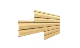Сайдинг МЕТАЛЛ ПРОФИЛЬ Woodstock-Т-28х330 (ECOSTEEL_T-01-Персик. Дерево-0.5). Артикул: 41700