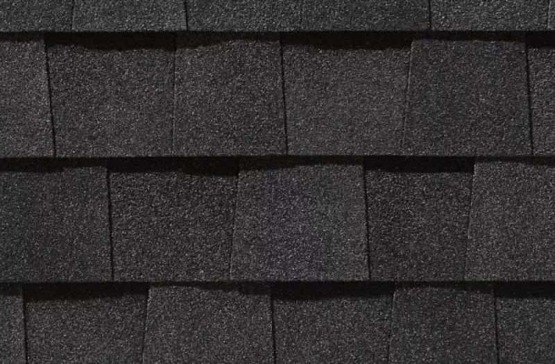 Гибкая черепица CertainTeed Landmark moire black купить в екатеринбурге