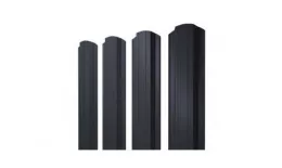 Штакетник Grand Line Прямоугольный фигурный 0,45 PE Double RAL 7024 Мокрый асфальт. Цена: 125 руб. Артикул: Prymoyg_fig_ GL34