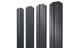 Штакетник Grand Line Twin фигурный 0,5 Atlas RAL 7024 Мокрый асфальт. Цена: 136 руб. Артикул: 16816