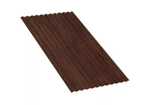 Профнастил МП18 A ECOSTEEL Matt 0,5 мм Мореный дуб купить в екатеринбурге