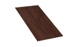 Профнастил МП18 A ECOSTEEL Matt 0,5 мм Мореный дуб. Цена: 1054 руб. Артикул: MP18AESm-md