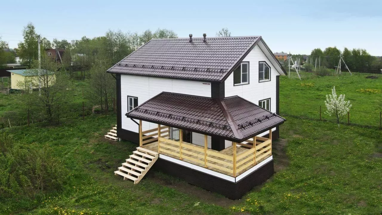 Акриловый сайдинг Grand Line Natural-брус Standart Белый купить в екатеринбурге