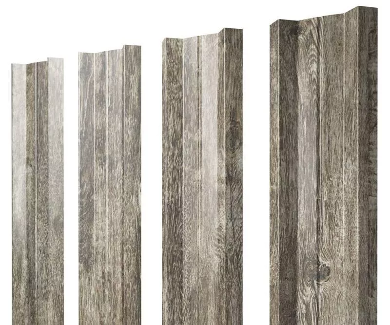 Штакетник Grand Line М-образный А 0,45 Print Elite Nordic Wood Северное дерево купить в екатеринбурге