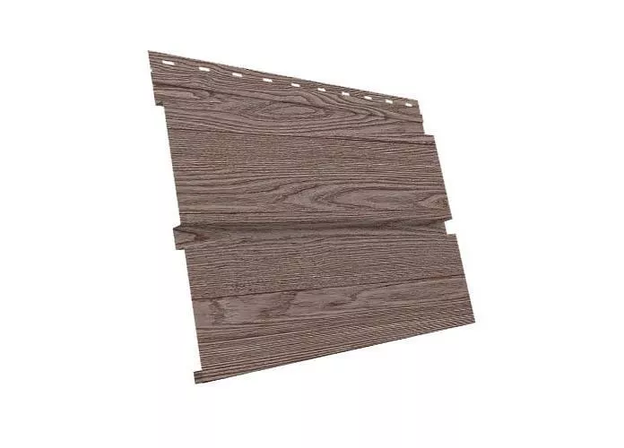Металлический сайдинг GL Квадро Брус Print Elite 0,45 мм Nordic Wood Северное дерево купить в екатеринбурге