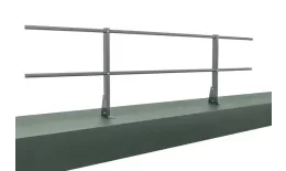 Ограждение кровельное д/парапета на плоскую кровлю RAL 7004 (2,0х0,6м). Цена: 2414 руб. Артикул: 44344