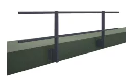 Ограждение кровельное для парапета с боковым креплением RAL 7024 (2,0х1,2). Цена: 3952 руб. Артикул: 44364