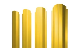 Штакетник Grand Line П-образный А фигурный 0,45 PE RAL 1018 Цинково-желтый. Цена: 97 руб. Артикул: Pobr_Krug_130