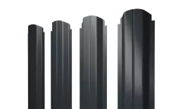 Штакетник Grand Line П-образный А фигурный 0,5 Satin RAL 7016 Антрацитово-серый. Цена: 100 руб. Артикул: Pobr_Krug_85