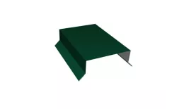 Парапетная крышка прямая 100мм 0,5 Satin с пленкой RAL 6005 зеленый мох (2,5м). Цена: 1904 руб. Артикул: 35710