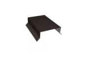 Парапетная крышка прямая 100мм 0,45 Drap TX RR 32 темно-коричневый (2м) – Купить оптом и в розницу