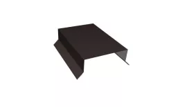 Парапетная крышка прямая 125мм 0,5 Satin с пленкой RR 32 темно-коричневый (2,5м). Цена: 1904 руб. Артикул: 35058