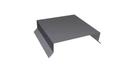 Парапетная крышка прямая 150мм 0,45 PE с пленкой RAL 7004 сигнальный серый (2м). Цена: 1364 руб. Артикул: 35109