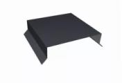 Парапетная крышка прямая 125мм 0,5 Satin Matt TX RAL 7024 мокрый асфальт (3м) – Купить оптом и в розницу