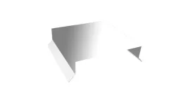 Парапетная крышка прямая 250мм 0,5 Satin с пленкой RAL 9006бело-алюминиевый (3м). Цена: 3767 руб. Артикул: 36222