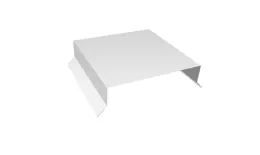 Парапетная крышка прямая 150мм 0,5 Satin с пленкой RAL 9003 сигнальный белый (3м). Цена: 2840 руб. Артикул: 35975