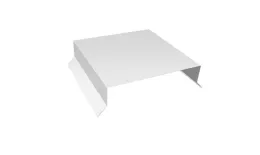 Парапетная крышка прямая 150мм 0,45 PE с пленкой RAL 9003 сигнальный белый (2м). Цена: 1364 руб. Артикул: 35121