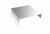 Парапетная крышка прямая 250мм 0,45 Zn (2,5м) – Купить оптом и в розницу