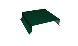 Парапетная крышка прямая 150мм 0,5 Satin с пленкой RAL 6005 зеленый мох (2м). Цена: 1894 руб. Артикул: 35970