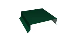 Парапетная крышка прямая 100мм 0,5 Satin Matt RAL 6005 зеленый мох (2м). Артикул: 34841