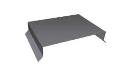 Парапетная крышка прямая 200мм 0,5 Satin с пленкой RAL 7004 сигнальный серый (3м). Цена: 3767 руб. Артикул: 36076