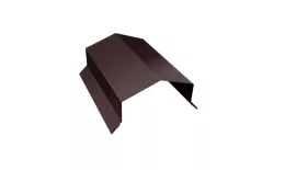 Парапетная крышка угольная 100мм 0,5 Satin Matt RAL 8017 шоколад (2м). Артикул: 33176